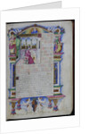 Portrait of Johannes Tinctoris (From Opus musices Joannis Tinctoris), 1483 by Nardo Rapicano