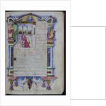 Portrait of Johannes Tinctoris (From Opus musices Joannis Tinctoris), 1483 by Nardo Rapicano