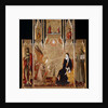 Annunciation with Saints John the Baptist und Bernardino da Siena. The Crucifixion. Saints Peter and Paul, Between 1455 and 1464 by Matteo di Giovanni