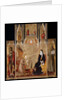 Annunciation with Saints John the Baptist und Bernardino da Siena. The Crucifixion. Saints Peter and Paul, Between 1455 and 1464 by Matteo di Giovanni