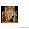 Annunciation with Saints John the Baptist und Bernardino da Siena. The Crucifixion. Saints Peter and Paul, Between 1455 and 1464 by Matteo di Giovanni