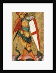 Saint Michael and the Dragon, 14th century by Anonymous
