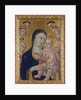 Madonna with Child, Saints Apollonia and Bernardino and four angels, ca 1460 by Sano di Pietro