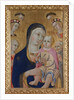 Madonna with Child, Saints Apollonia and Bernardino and four angels, ca 1460 by Sano di Pietro