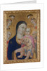 Madonna with Child, Saints Apollonia and Bernardino and four angels, ca 1460 by Sano di Pietro