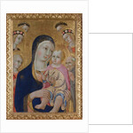 Madonna with Child, Saints Apollonia and Bernardino and four angels, ca 1460 by Sano di Pietro