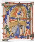 Christ appearing to David and a group of Camaldolese monks, 1390-1410 by Andrea di Bartolo