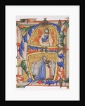 Christ appearing to David and a group of Camaldolese monks, 1390-1410 by Andrea di Bartolo
