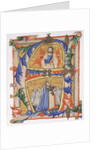 Christ appearing to David and a group of Camaldolese monks, 1390-1410 by Andrea di Bartolo