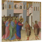 The Healing of the Man born Blind, ca 1308-1311 by Duccio di Buoninsegna