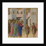 The Healing of the Man born Blind, ca 1308-1311 by Duccio di Buoninsegna