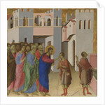The Healing of the Man born Blind, ca 1308-1311 by Duccio di Buoninsegna