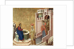 Christ and the Samaritan Woman, ca 1310 by Duccio di Buoninsegna
