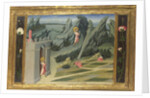 Saint John the Baptist retiring to the Desert (Predella Panel), 1454 by Giovanni di Paolo