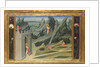Saint John the Baptist retiring to the Desert (Predella Panel), 1454 by Giovanni di Paolo