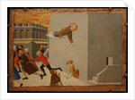 The blessed Ranieri frees the poors from a Florentine jail (From Borgo del Santo Sepolcro Altarpiece), 1437-1444 by Sassetta