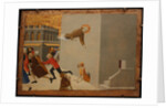 The blessed Ranieri frees the poors from a Florentine jail (From Borgo del Santo Sepolcro Altarpiece), 1437-1444 by Sassetta