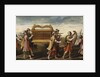 King David bearing the Ark of the Covenant into Jerusalem, Early16th cen by Italian master