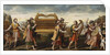 King David bearing the Ark of the Covenant into Jerusalem, Early16th cen by Italian master