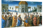 Delivery of the Keys to Saint Peter, 1481 by Perugino