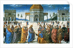 Delivery of the Keys to Saint Peter, 1481 by Perugino