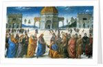 Delivery of the Keys to Saint Peter, 1481 by Perugino
