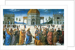 Delivery of the Keys to Saint Peter, 1481 by Perugino