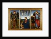 Three Panels from an Altarpiece, Certosa, c. 1500 by Perugino