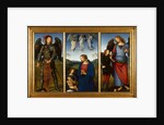 Three Panels from an Altarpiece, Certosa, c. 1500 by Perugino