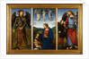 Three Panels from an Altarpiece, Certosa, c. 1500 by Perugino