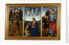 Three Panels from an Altarpiece, Certosa, c. 1500 by Perugino