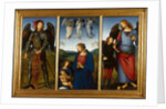 Three Panels from an Altarpiece, Certosa, c. 1500 by Perugino