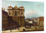 The Freyung iin Vienna, from the Northwest, Between 1758 and 1761 by Bernardo Bellotto