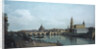 Dresden seen from the Right Bank of the Elbe, beneath the Augusts Bridge, 1748 by Bernardo Bellotto
