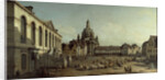 View of the Neumarkt in Dresden from the Jüdenhofe, 1749 by Bernardo Bellotto