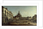 View of the Neumarkt in Dresden from the Jüdenhofe, 1749 by Bernardo Bellotto