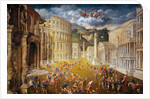 Fighting gladiators, c. 1560 by Paris Bordone