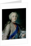 Crown Prince Frederick Christian of Saxony, 1739-1740 by Rosalba Giovanna Carriera