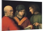 The Three Ages of Man (Reading a Song), c. 1501 by Giorgione