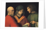 The Three Ages of Man (Reading a Song), c. 1501 by Giorgione