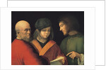 The Three Ages of Man (Reading a Song), c. 1501 by Giorgione