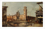 The Entrance to the Arsenal in Venice, after 1776 by Francesco Guardi