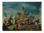 Scene in the Garden of a Serraglio, ca 1743 by Giovanni Antonio Guardi