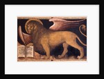 The Lion of Saint Mark by Jacobello del Fiore
