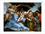 Madonna and Child with Saints Catherine and James the Great, 1527-1533 by Lorenzo Lotto