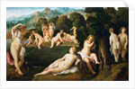 Nymphs Bathing, ca 1528 by Jacopo Palma il Vecchio the Elder