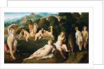Nymphs Bathing, ca 1528 by Jacopo Palma il Vecchio the Elder