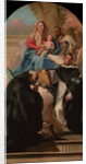 Madonna and Child with Three Saints, ca 1760 by Giandomenico Tiepolo