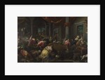 The Purification of the Temple, c. 1580 by Jacopo il vecchio Bassano