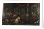 The Purification of the Temple, c. 1580 by Jacopo il vecchio Bassano